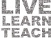  Teachers Live Learn Silver Glitter Vinyl 